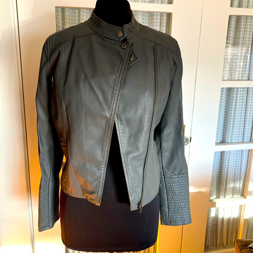 Anthropologie Faux Leather Jacket